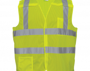 GLO-01BA – FrogWear HV – High-Visibility Polyester Breakaway Safety Vest
