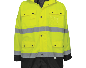 GLO-P1 – FrogWear HV – High-Visibility Fleece Winter Parka Jacket