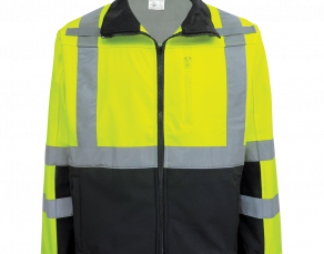 GLO-SJ1 – FrogWear HV – Premium High-Visibility Fleece Lined Softshell Jacket
