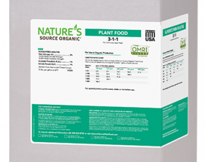 Nature’s Source Organic Plant Food 3-1-1